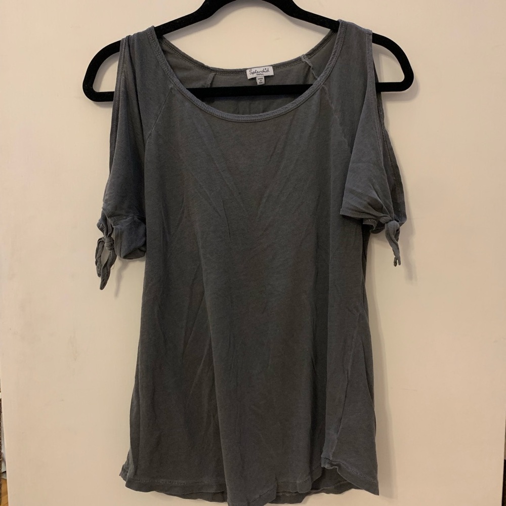 Splendid Cold Shoulder Maternity Tee